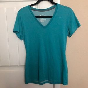 Blue nike v neck